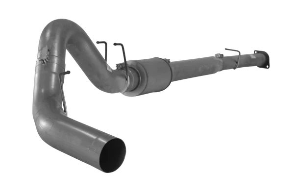 GDP Downpipe Back Exhaust - Single (2008-2010 Ford 6.4L F250/F350 Powerstroke) Exhaust GDP Tuning 4" With Muffler