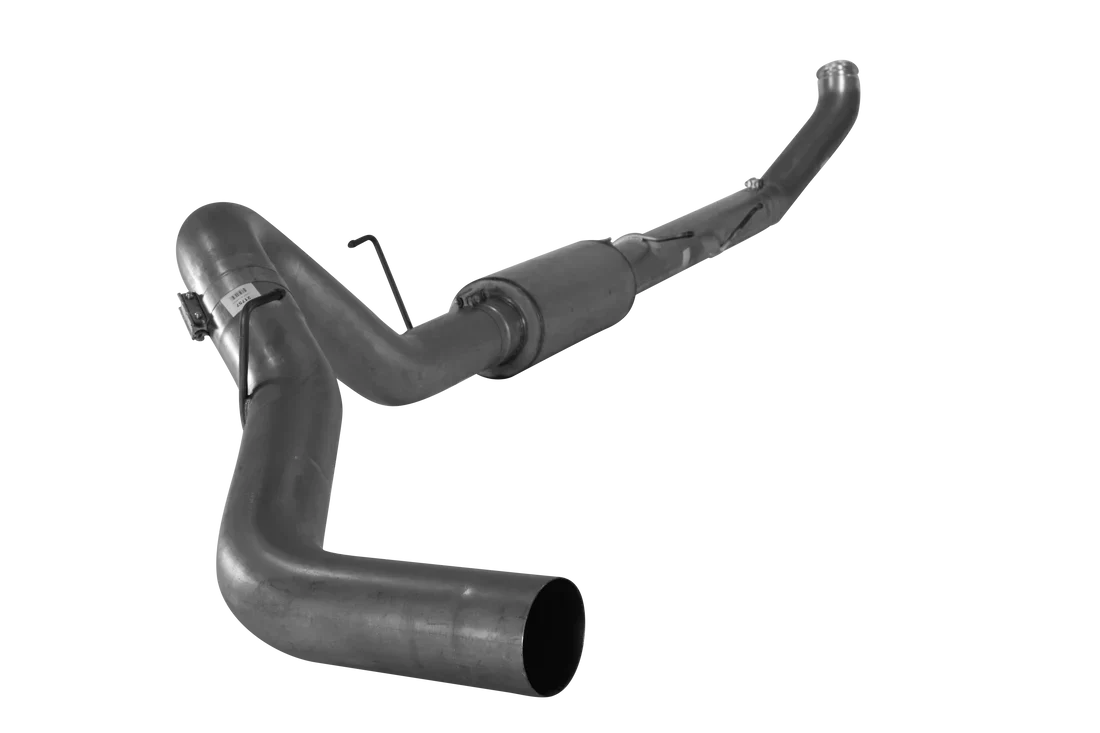 Downpipe Back Exhaust - Single (2013-2018 Dodge 2500/3500 6.7L Cummins) Exhaust GDP Tuning 5" With Muffler