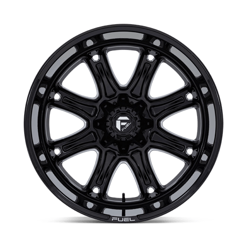 Fuel DARKSTAR 20x9 8x180 +1 Offset | Gloss Black Milled