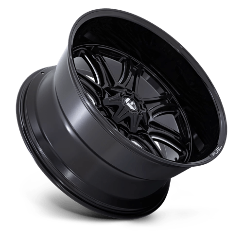 Fuel DARKSTAR 20x9 8x180 +1 Offset | Gloss Black Milled