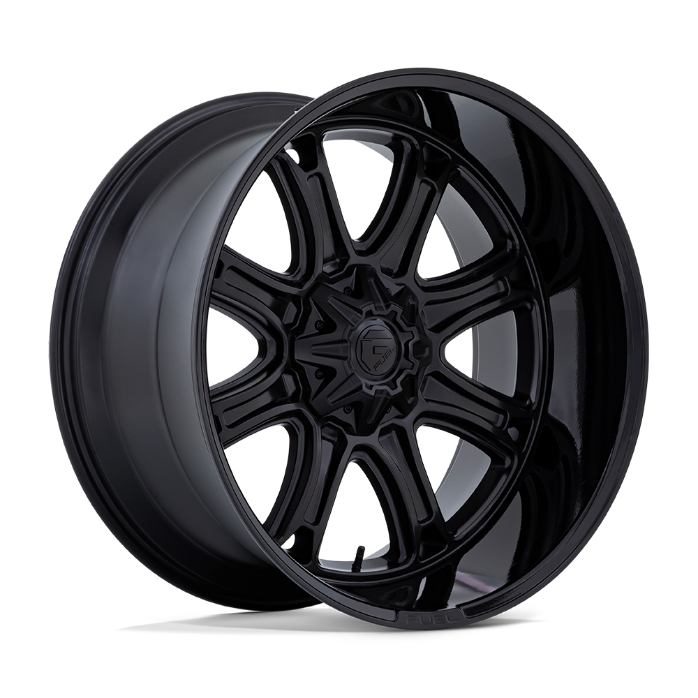 Fuel DARKSTAR 22x9 8x180 +1 Offset | Matte Black & Gloss Black