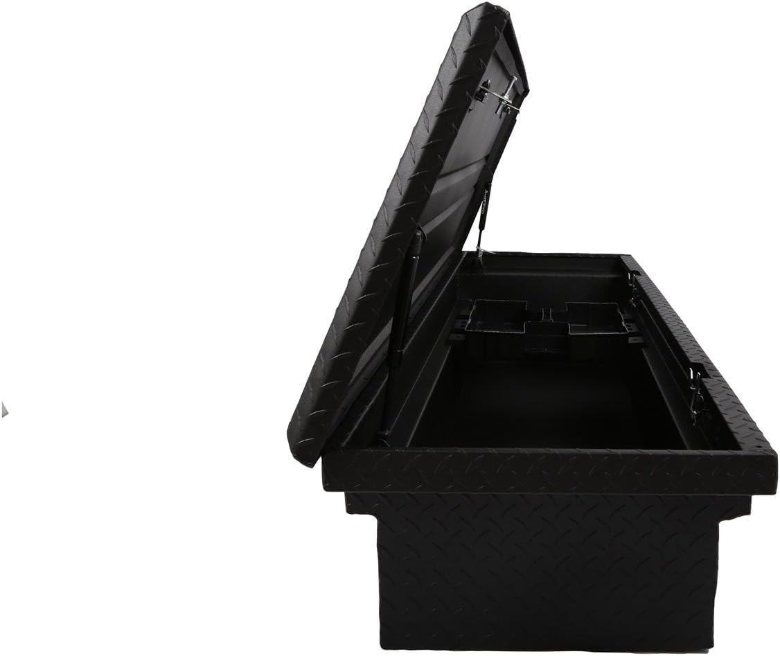 Dee Zee Red Label Low Profile Crossover Tool Box – Textured Black Aluminum Part #: DEE-8170LTB