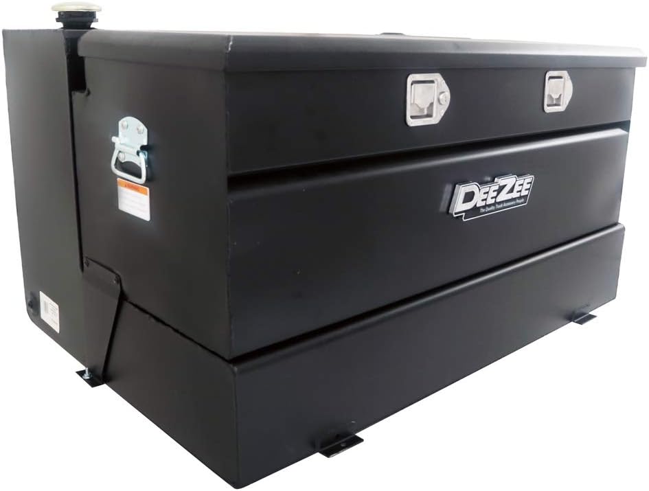 Dee Zee 92-Gallon Combo Transfer Tank – Black Steel DEE-92647SB