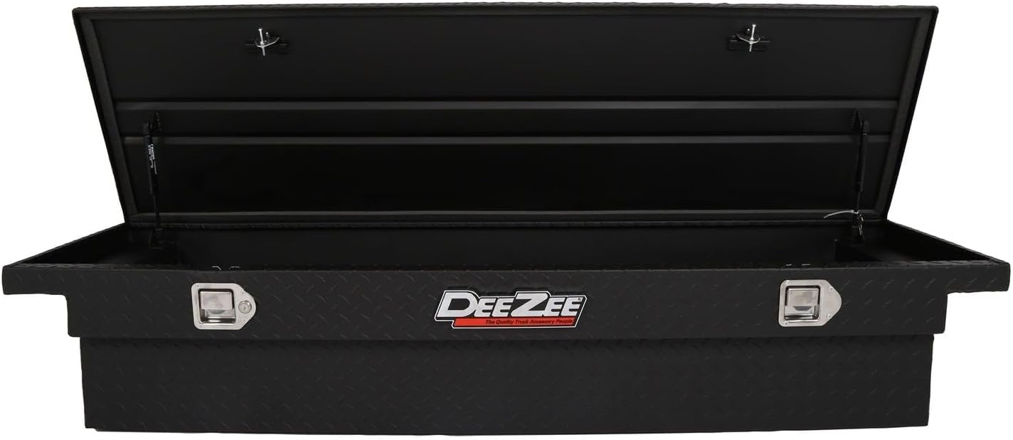 Dee Zee Red Label Low Profile Crossover Tool Box – Textured Black Aluminum Part #: DEE-8170LTB