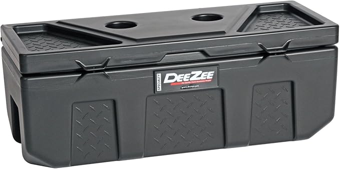Dee Zee Small Poly Chest – Black Plastic Toolbox (35" L x 14" W x 13" H) Part #: DEE-6535P