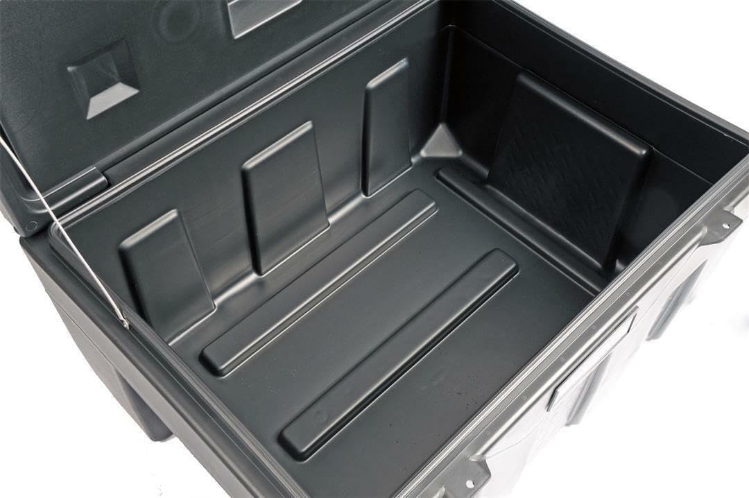 Dee Zee Large Poly Chest – Black Plastic Truck Toolbox (40" L x 27" W x 17" H) Part #: DEE-6537P