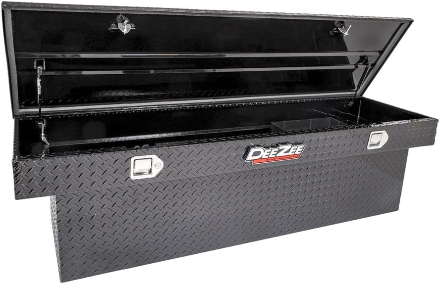 Dee Zee Red Label Deep Crossover Tool Box – Black Aluminum Part #: DEE-8170DB