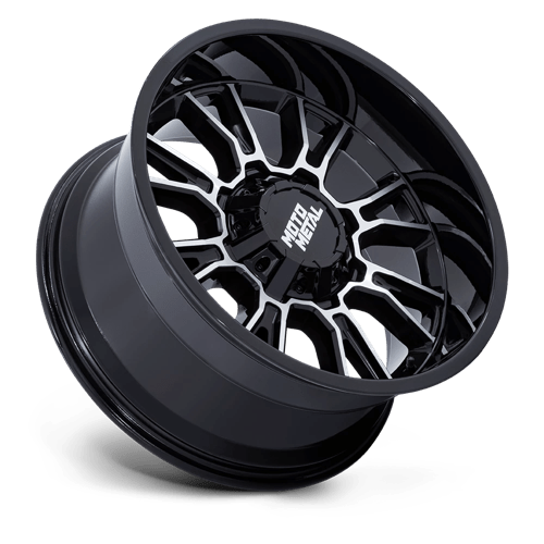 Moto Metal Legacy 18x9 Wheel - Gloss Black Milled | 8x170 Bolt Pattern | +1 Offset