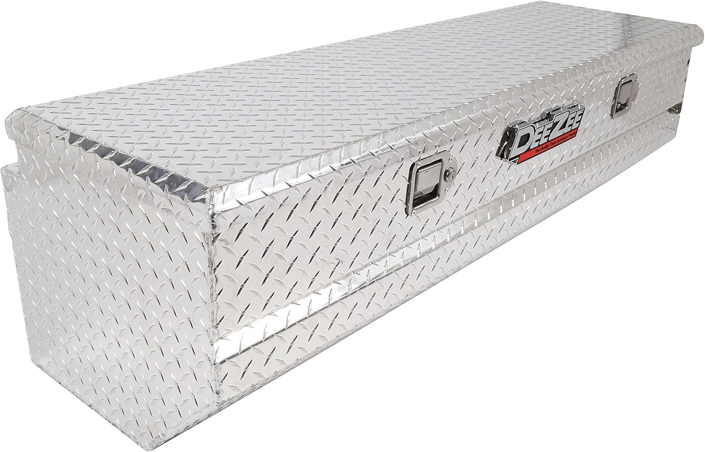 Dee Zee Red Label 56" Slanted Chest Tool Box – Brite Aluminum SKU: DEE-8556