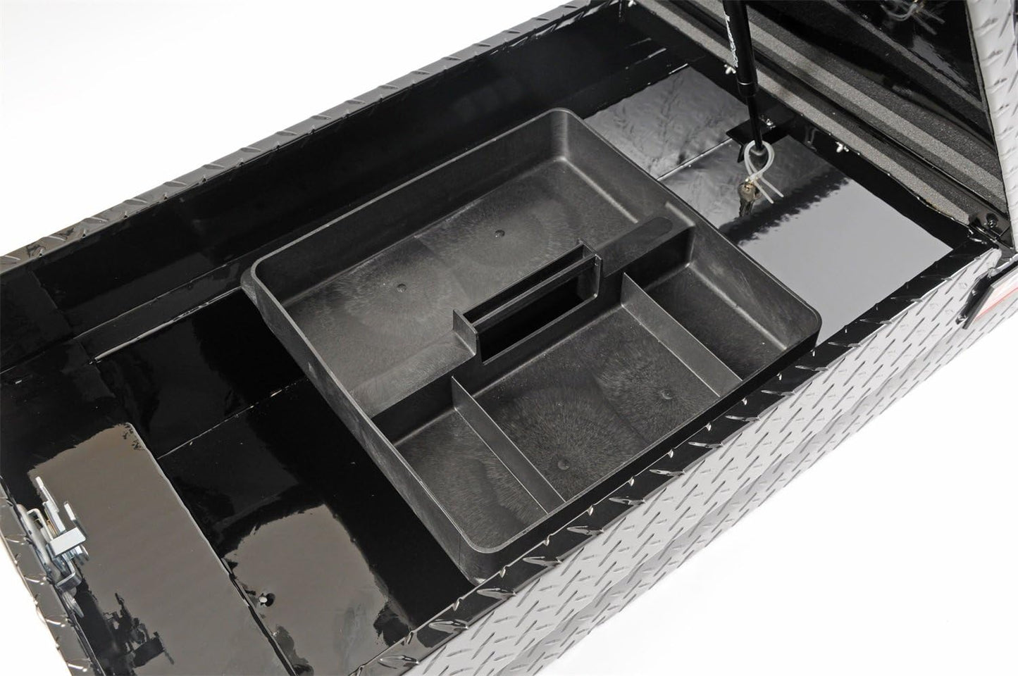Dee Zee Red LabDee Zee Red Label Gull Wing Tool Box – Black Aluminum SKU: DEE-8370Bel Gull Wing Tool Box – Black Aluminum SKU: DEE-8370B