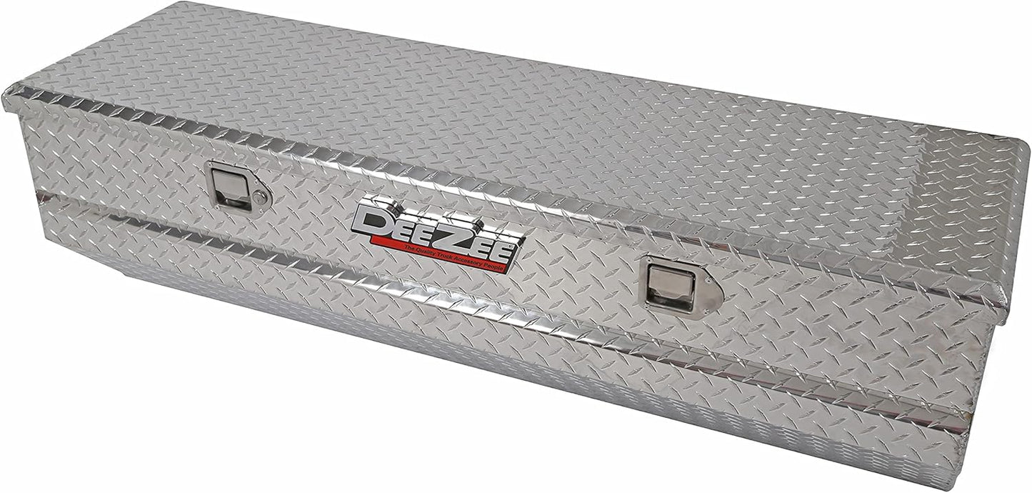 Dee Zee Red Label 56" Slanted Chest Tool Box – Brite Aluminum SKU: DEE-8556