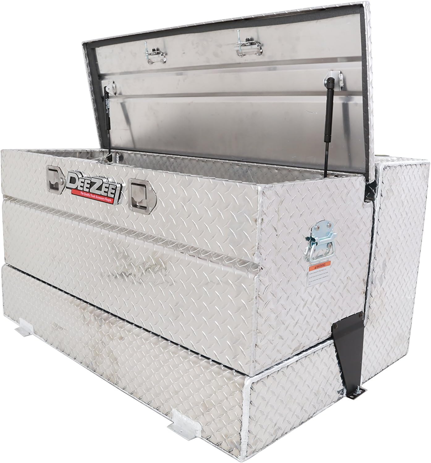 Dee Zee 92-Gallon Combo Transfer Tank with Utility Chest – Aluminum DEE-92647