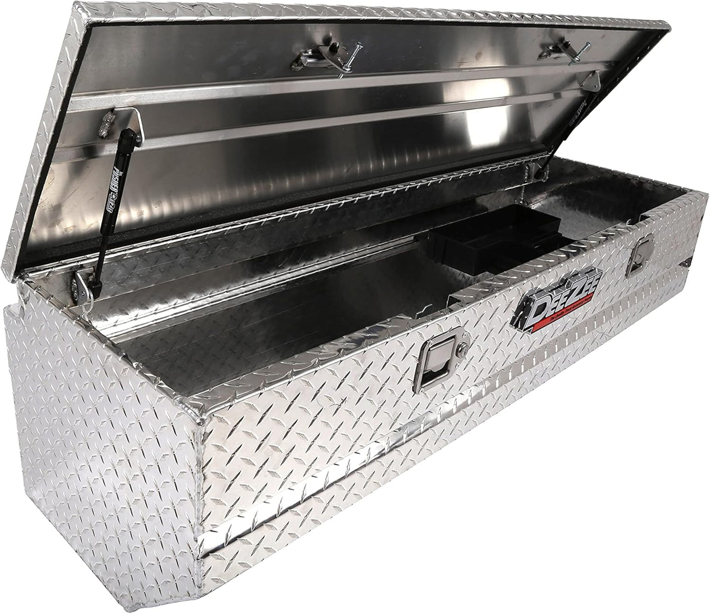 Dee Zee Red Label 56" Slanted Chest Tool Box – Brite Aluminum SKU: DEE-8556
