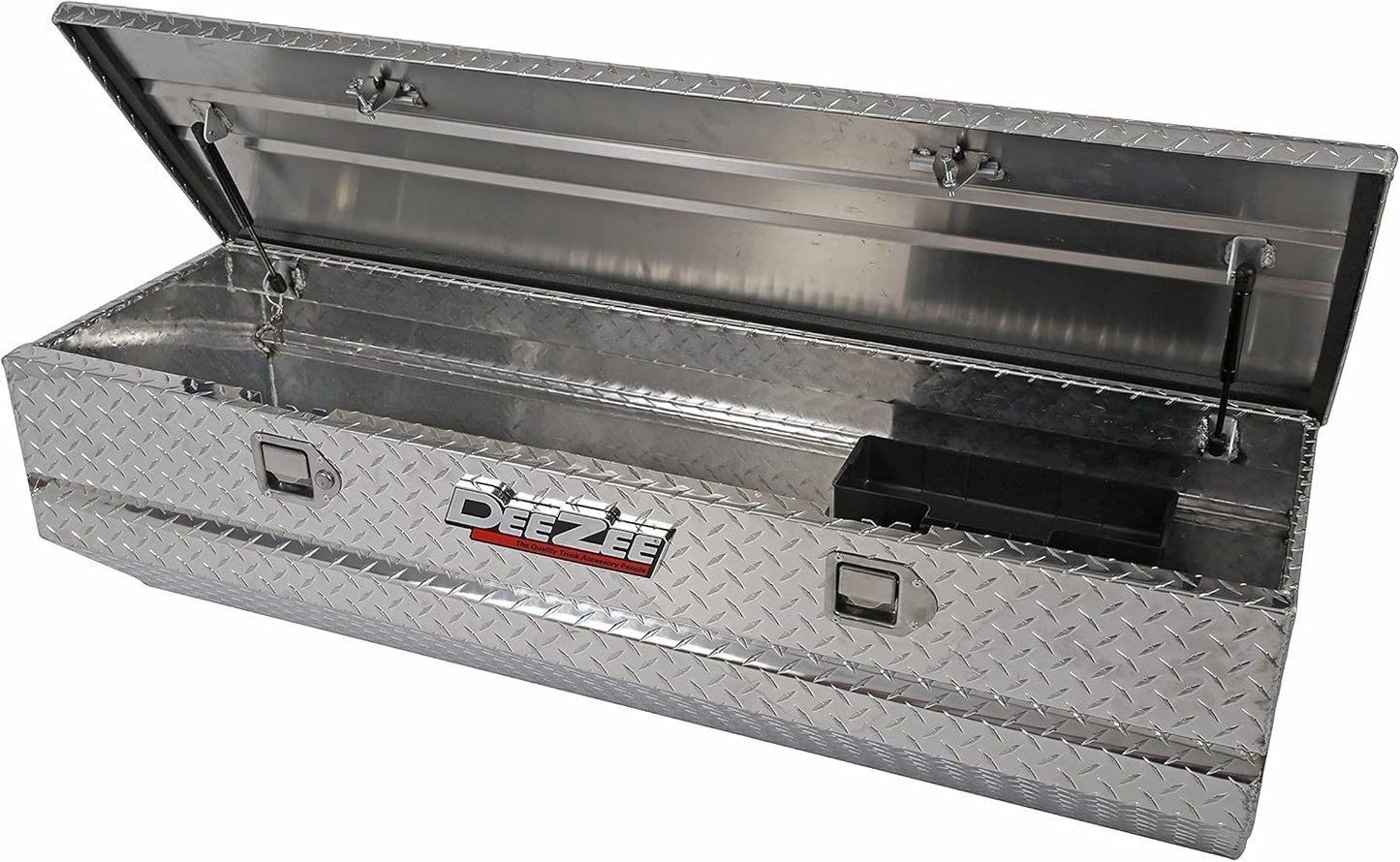 Dee Zee Red Label 56" Slanted Chest Tool Box – Brite Aluminum SKU: DEE-8556