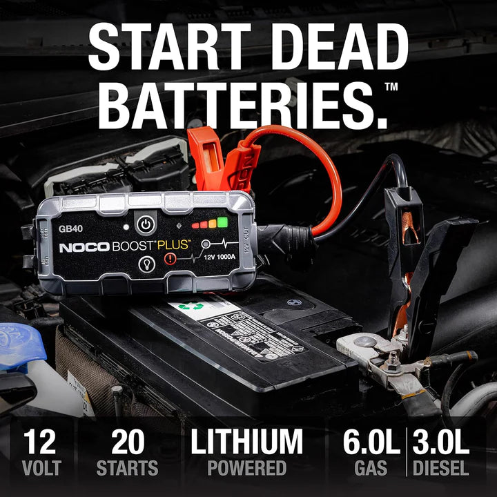 NOCO Boost GB40 1000-Amp Portable Lithium Jump Starter
