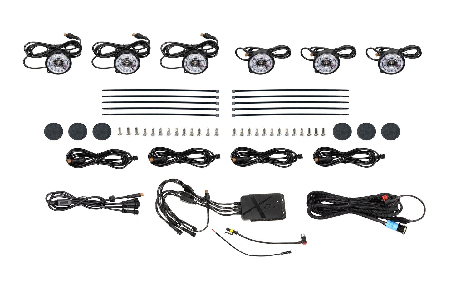 Morimoto XRL25 Rock Light Kit – RGB LED – 6 Pack