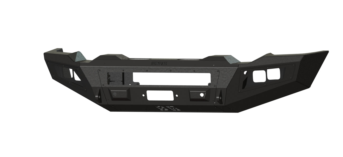 A2 Front Base (2020-2023 GMC 2500/3500 HD) , No sensor cutouts , Bare metal
