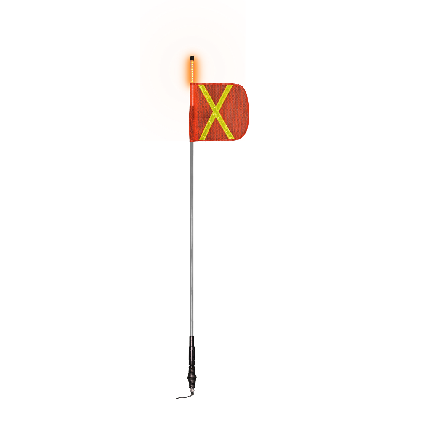 6FT Top-Lit LED Whip – Steady Amber UNI-EW6060A