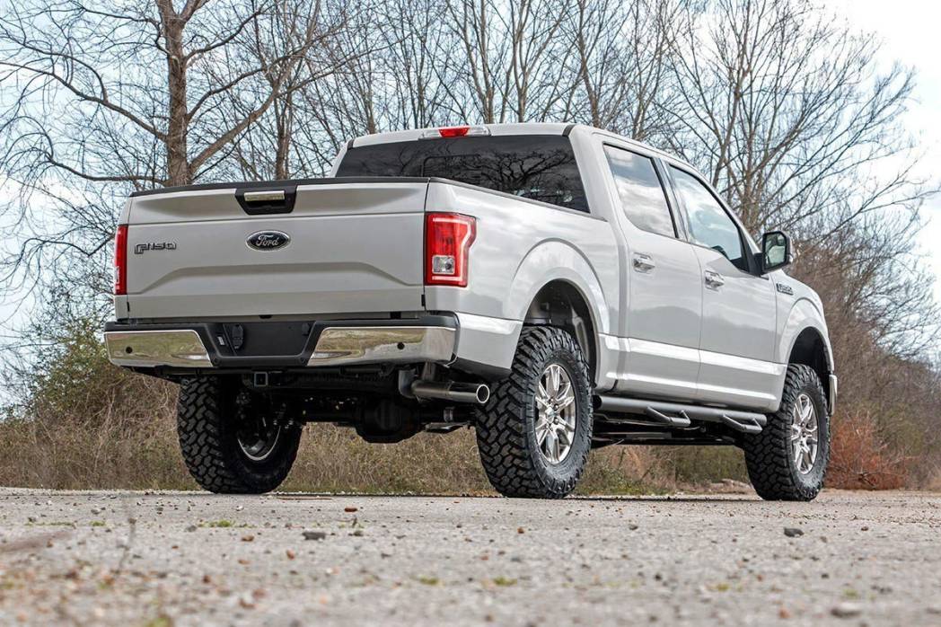 Rough Country 3" Lift Kit – Ford F-150 4WD (2014–2020) | Red Finish | N3 Shocks