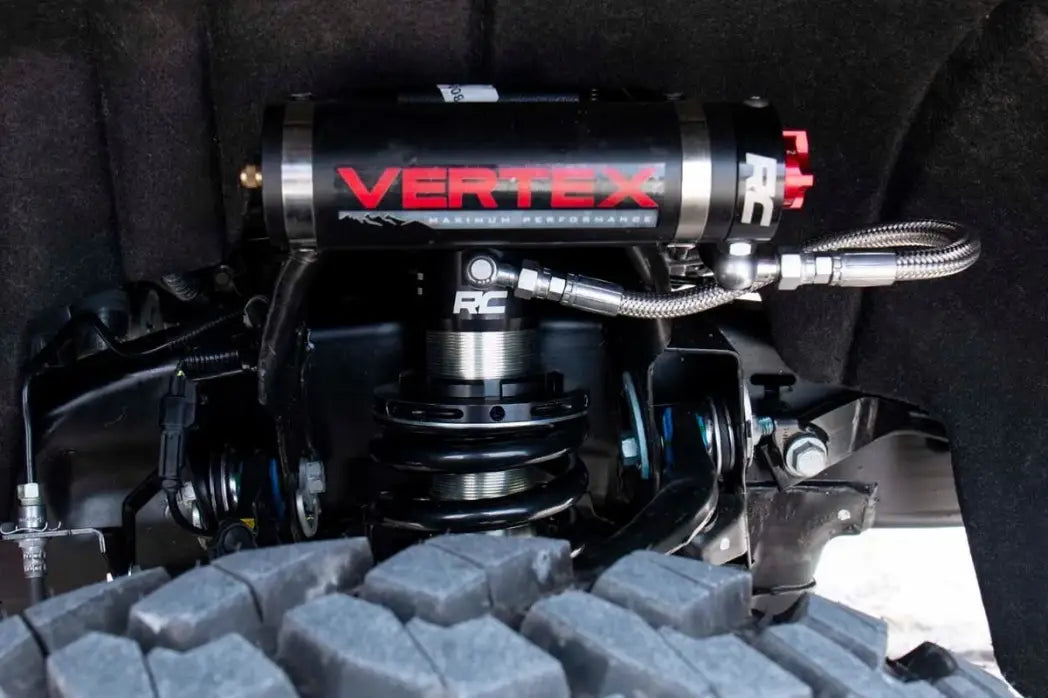 Rough Country Vertex 2.5 Adjustable Front Shocks | 6–7.5" Lift | Chevy/GMC 1500 (2007–2018)