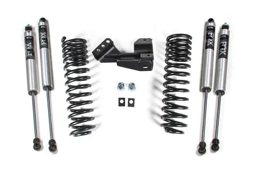 BDS Suspension 1-2 Inch Leveling Kit with Performance Springs for Ford F-250 / F-350 Super Duty 4WD (2017-2025) - Diesel | Fox 2.0 Performance Series Shocks