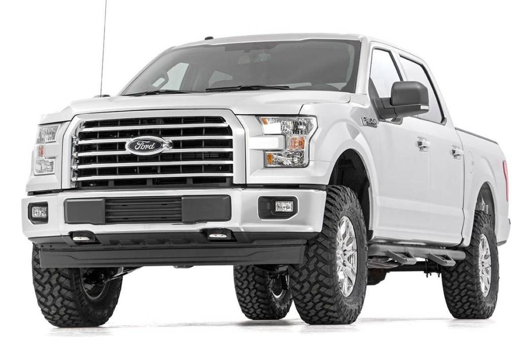 Rough Country 3" Lift Kit – Ford F-150 4WD (2014–2020) | Red Finish | N3 Shocks