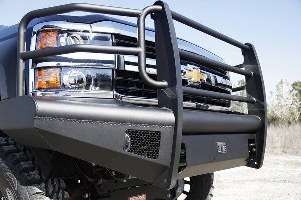 Fab Fours Elite Ranch Front Bumper w/ Full Guard – 2015–2019 Chevy Silverado 2500/3500 HD (Part #: FFR-Q3060-1)