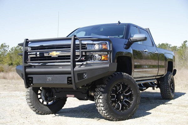 Fab Fours Elite Ranch Front Bumper w/ Full Guard – 2015–2019 Chevy Silverado 2500/3500 HD (Part #: FFR-Q3060-1)