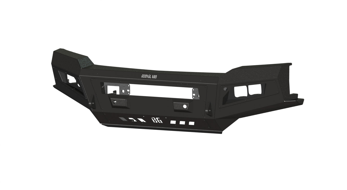 A2L Front Base (2019-2021 Chevrolet 1500) , Sensor cutouts , Single light bar cutout , Bare metal