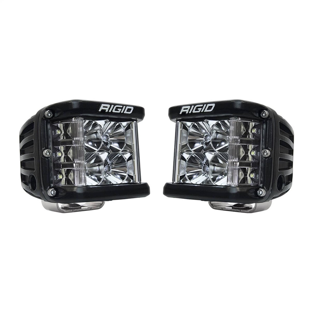 RIGID D-SS PRO Flood LED Lights – Black Housing (Pair) – RIG-262113