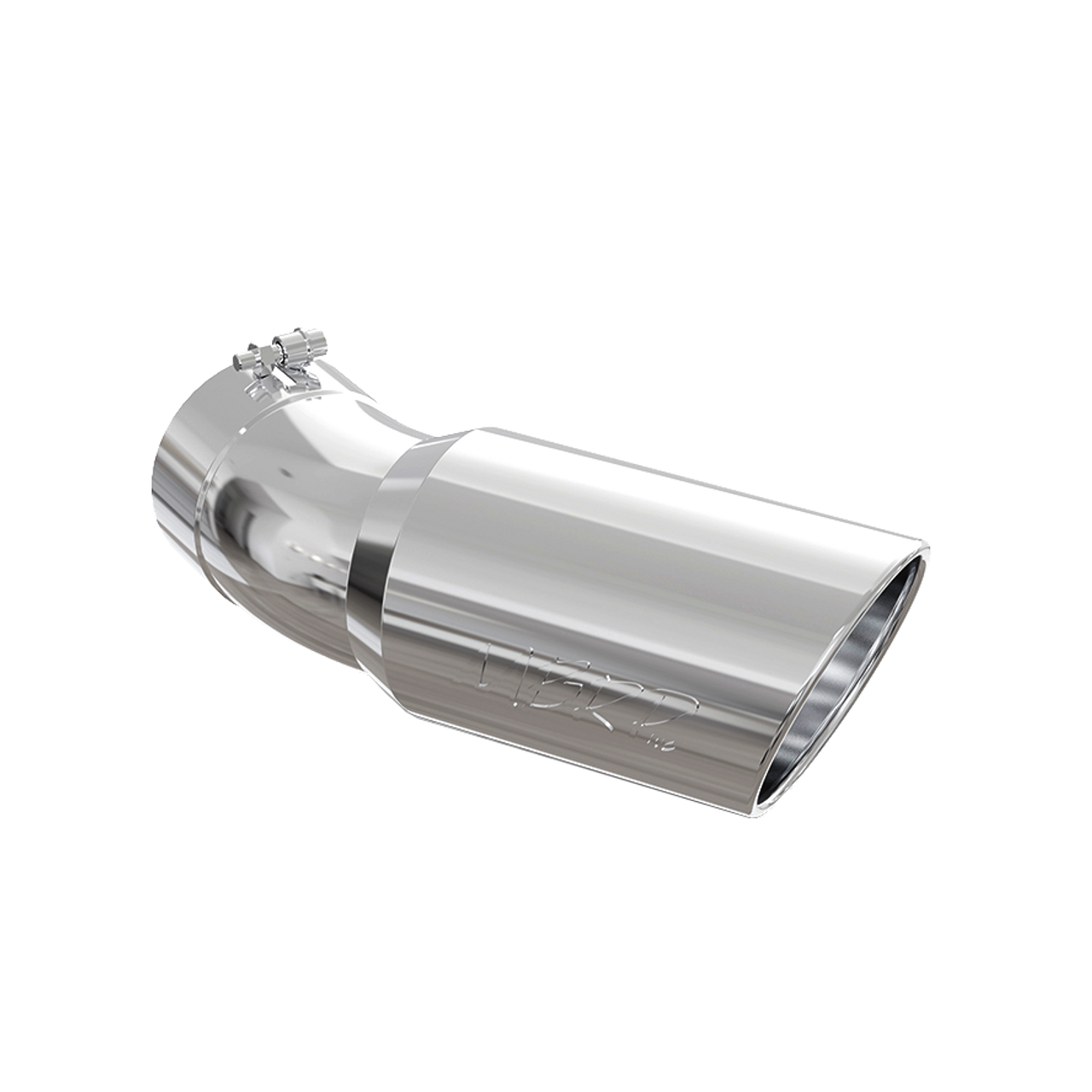 Stainless Steel Exhaust Tip – 5" Inlet, 6" Outlet, 15.5" Length | 30° Bend | Fits 2016–2021 Silverado/Sierra 2500HD & 3500HD 6.6L Diesel
