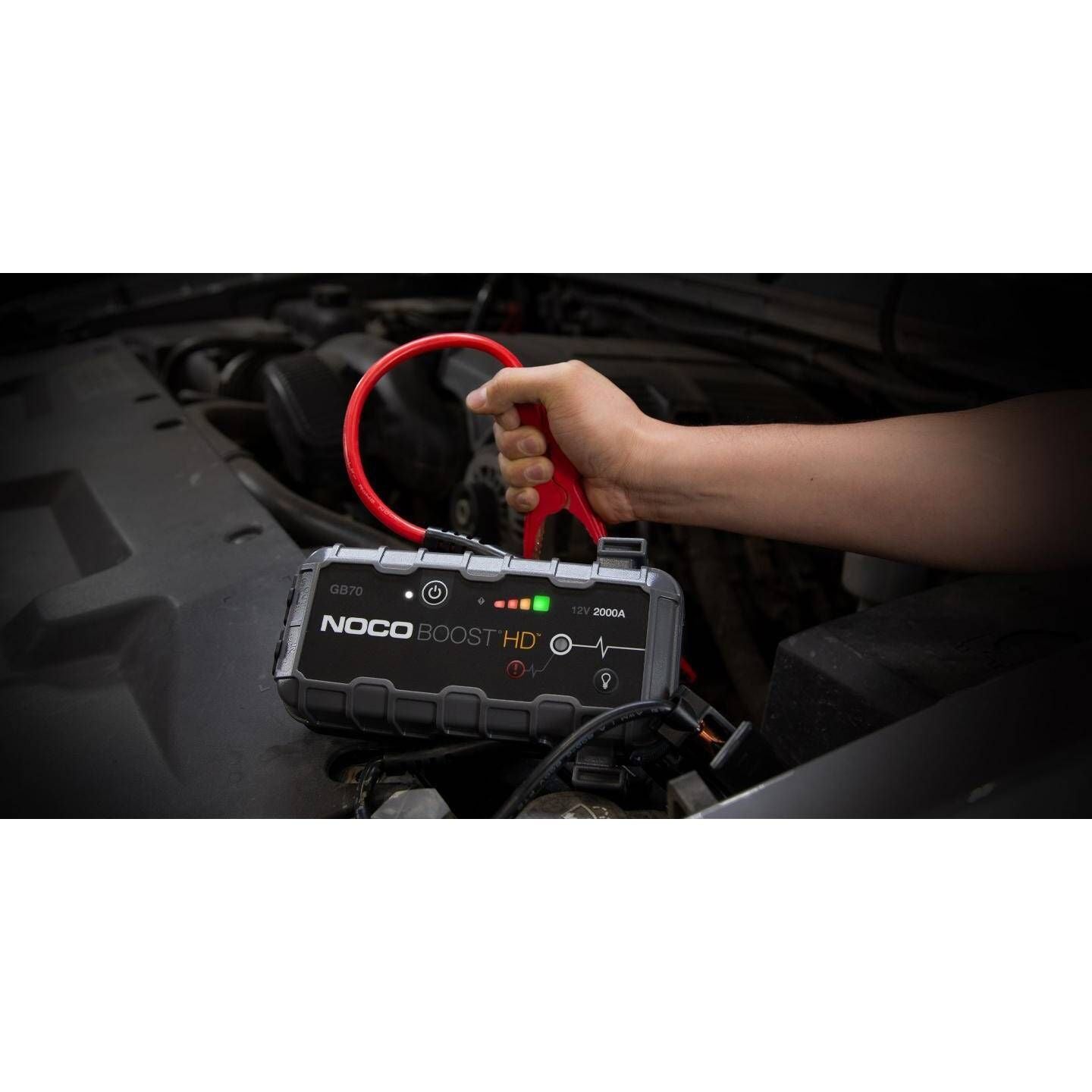 NOCO Boost HD GB70 2000-Amp Portable Lithium Jump Starter | For 12V Batteries