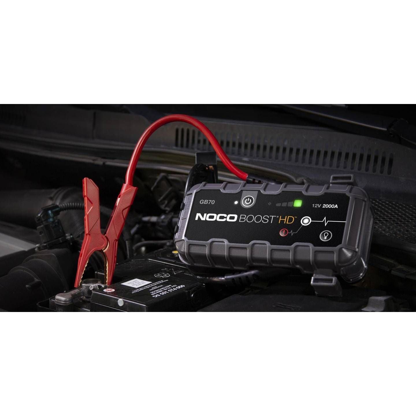 NOCO Boost HD GB70 2000-Amp Portable Lithium Jump Starter | For 12V Batteries