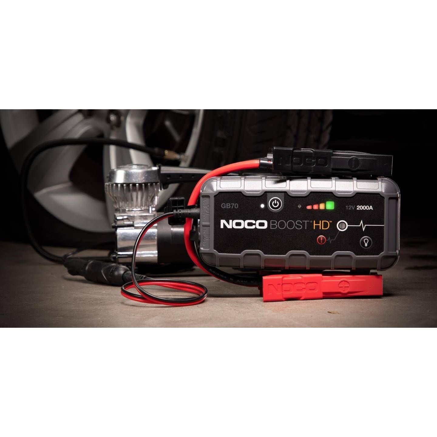 NOCO Boost HD GB70 2000-Amp Portable Lithium Jump Starter | For 12V Batteries