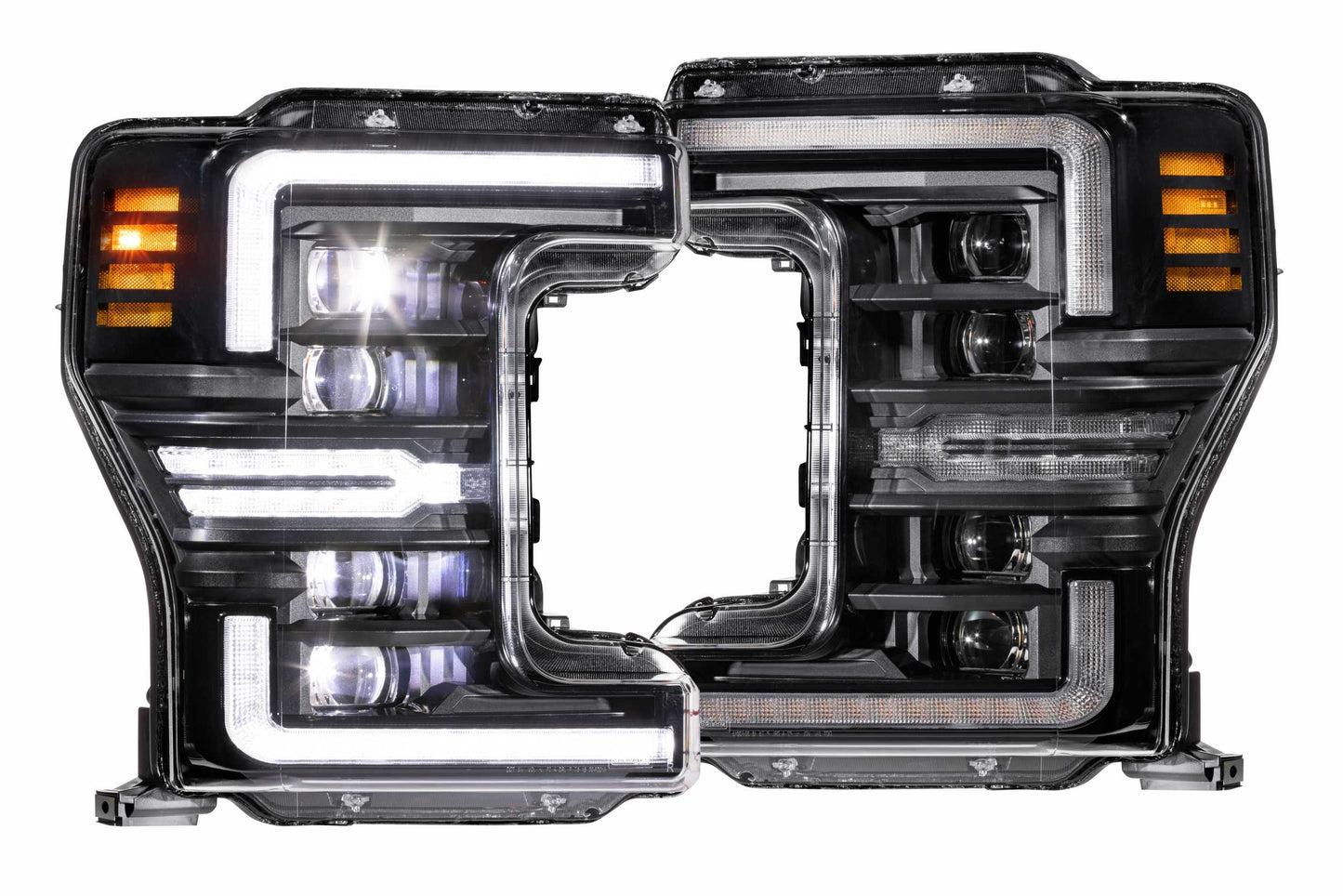 Morimoto XB LED Headlights – Ford Super Duty (2017–2019) | White DRL | Set