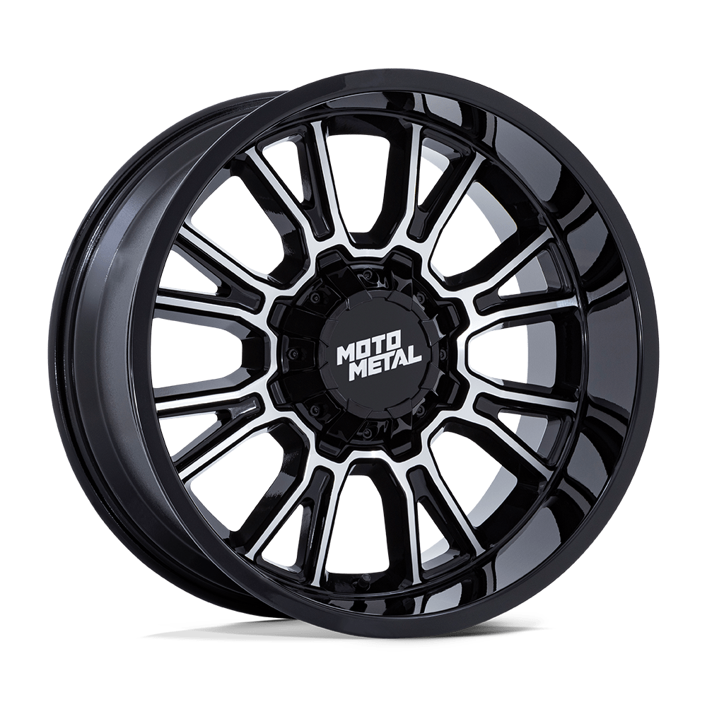 Moto Metal Legacy 18x9 Wheel - Gloss Black Milled | 8x170 Bolt Pattern | +1 Offset