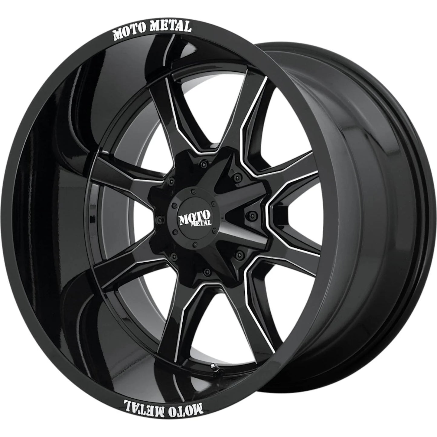 Moto Metal MO970 20x10 6x135 / 6x139.7 – Satin Black Milled Finish, -24 Offset