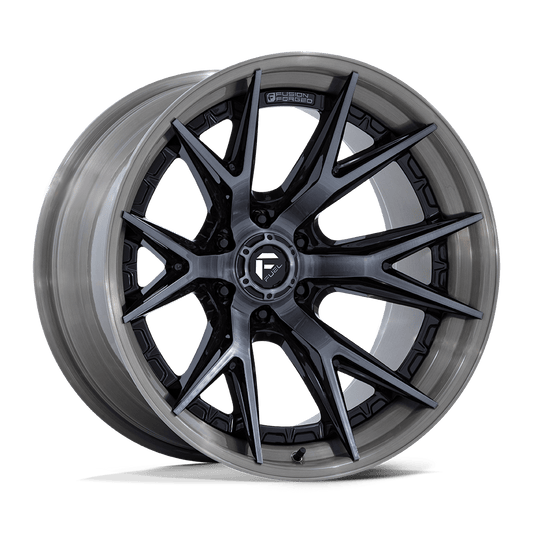Fuel Catalyst FC402BT Wheel – 20x9 | 6x135 Bolt Pattern | +1 Offset | Gloss Black with Brushed Dark Tint
