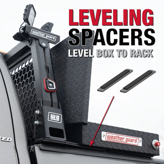 Weather Guard Leveling Spacer Kit – 11923-52-01 | 2 pack 0.75" Aluminum Spacer with Snap Fasteners