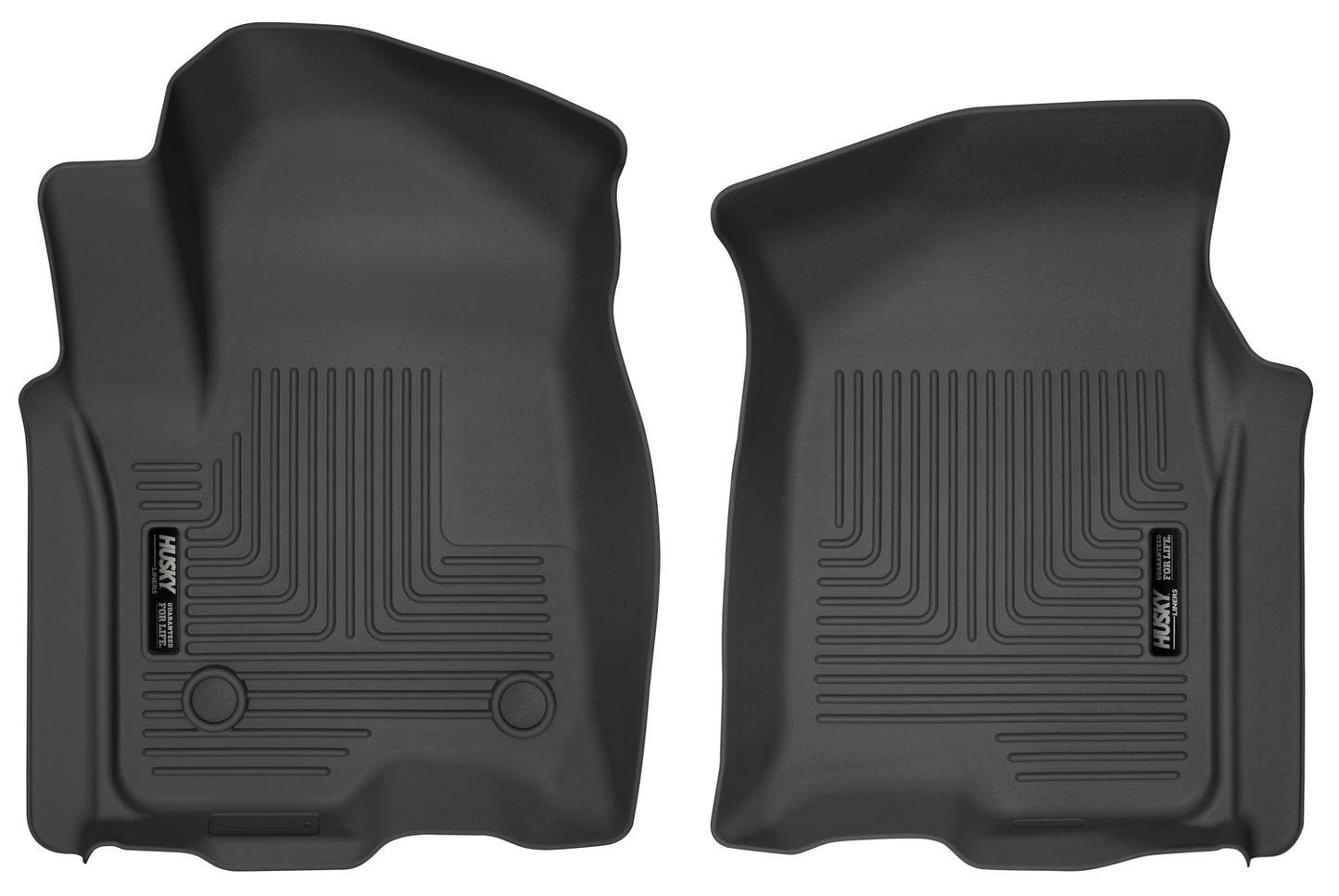 Husky Liners WeatherBeater Front Floor Liners – Black | Fits 2019–2024 RAM 2500/3500 Crew & Mega Cab