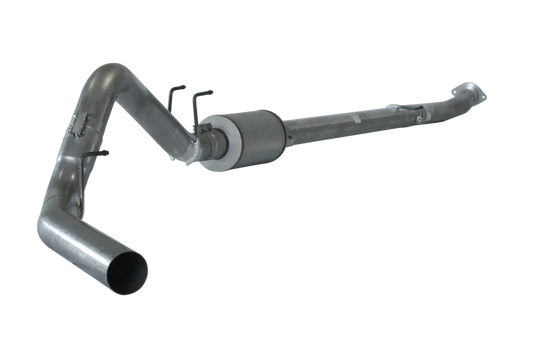 2011-2019 Powerstroke 4" Downpipe Back Single Exhaust w/ Muffler (FLO 852NB)