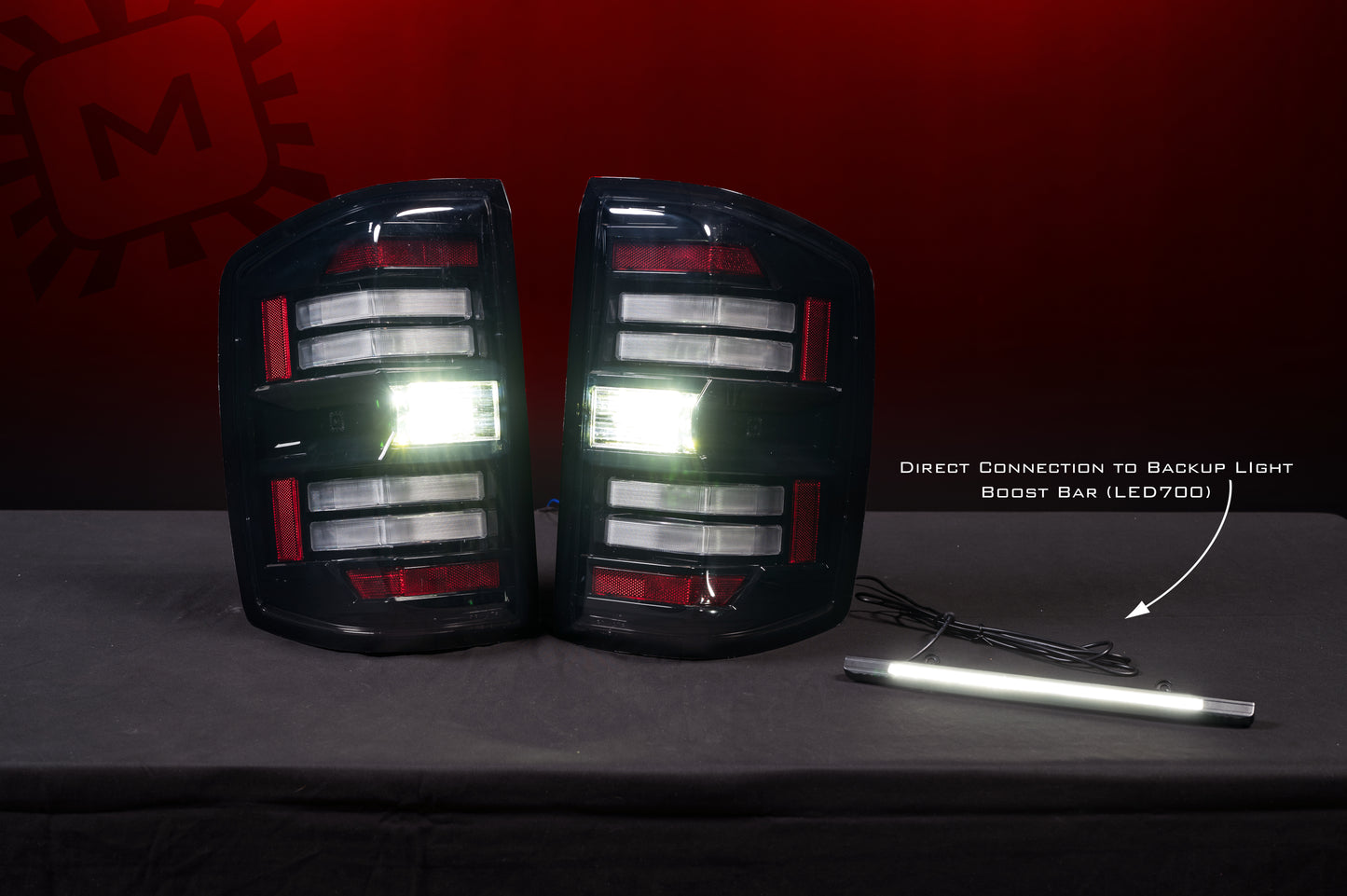 Morimoto XB LED Tail Lights – Chevrolet Silverado (2014–2019) | Smoked Lens | Set