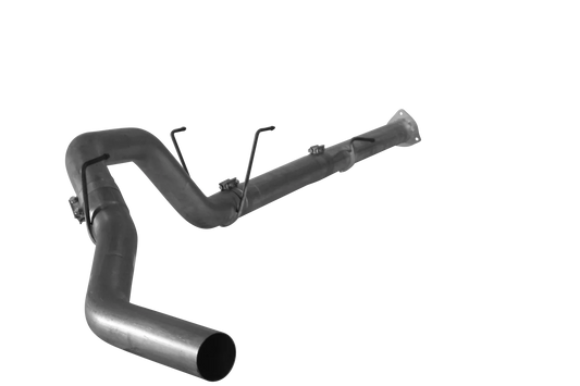 Downpipe Back Exhaust - Single (2013-2018 Dodge 2500/3500 6.7L Cummins) Exhaust GDP Tuning 4" No Muffler 