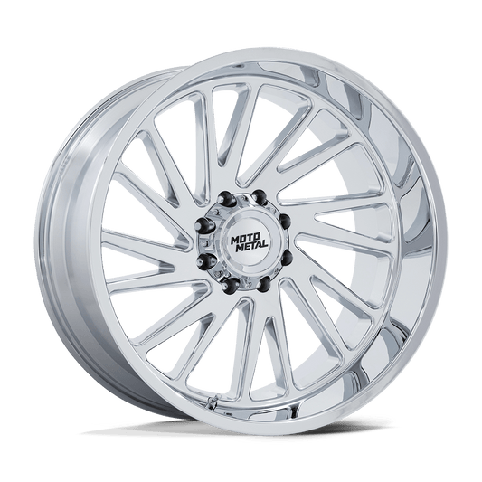 Moto Metal Combat Wheel – 24x12 | 8x6.5 Bolt Pattern | -44 Offset | Chrome Finish