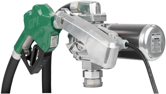 GPI G20 Fuel Transfer Pump – 12V DC, 20 GPM with Automatic Nozzle SKU: 162000-03