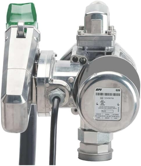 GPI G20 Fuel Transfer Pump – 12V DC, 20 GPM with Automatic Nozzle SKU: 162000-03