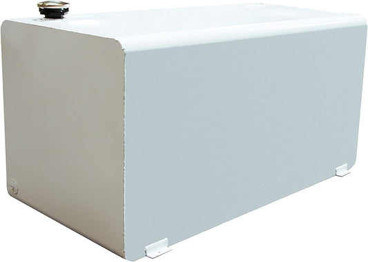 Dee Zee 110-Gallon Liquid Transfer Tank – White Steel SKU: DEE-91753S Dimensions: 60" L x 27" W x 33" H