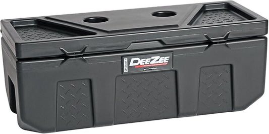 Dee Zee Small Poly Chest – Black Plastic Toolbox (35" L x 14" W x 13" H) Part #: DEE-6535P