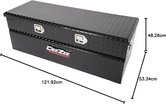 Dee Zee Red Label 46" Chest Tool Box – Black Aluminum SKU: DEE-8546B