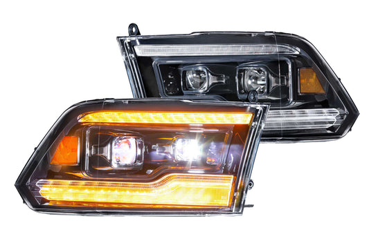 Morimoto XB LED Headlights – Dodge Ram (2009–2018) | Amber DRL | Set